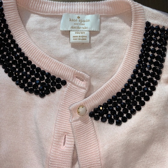 kate spade Other - ⬇️$105 KATE SPADE girls blush sweater crystals
